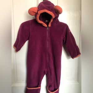 Columbia fleece zip up, 6-12 months